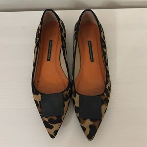 Purificación Gracias hair calf flats worn once